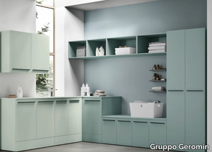 STORE STO03 - Wooden laundry room cabinet with hinged doors _ Gruppo Geromin