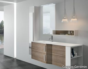 STR8 102 - Wall-mounted vanity unit with drawers _ Gruppo Geromin