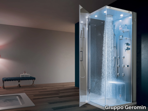 TEMPO - Hydromassage multifunction crystal shower cabin _ Gruppo Geromin