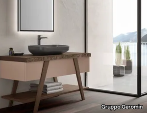 FRATINO FRA03 - Floor-standing wooden vanity unit _ Gruppo Geromin