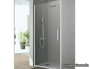 LINE - Crystal shower cabin with shutter door _ Gruppo Geromin