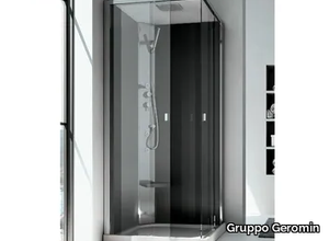 SOUND - Hydromassage multifunction corner crystal shower cabin _ Gruppo Geromin