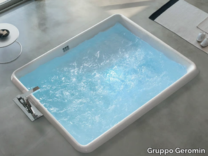 BOLLA R - Hydromassage rectangular bathtub _ Gruppo Geromin