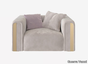 CLIZIA - Velvet armchair with armrests _ Guerra Vanni