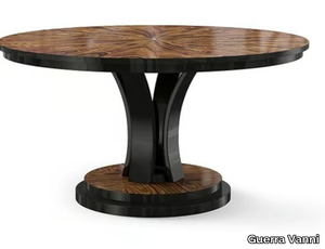 OSCAR - Round wood veneer table _ Guerra Vanni