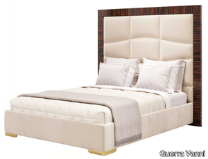 BRANDO - Wooden double bed with upholstered headboard _ Guerra Vanni