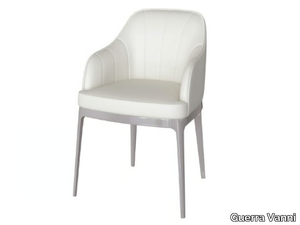 CLIZIA - Upholstered fabric chair with armrests _ Guerra Vanni