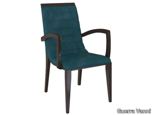 ZARA - Upholstered fabric chair with armrests _ Guerra Vanni