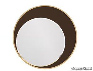 ECLIPSE - Round framed wall-mounted solid wood mirror _ Guerra Vanni