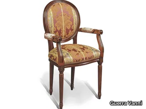 CLASSICO 784P - Medallion fabric chair with armrests _ Guerra Vanni