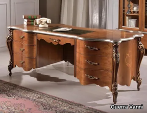 SVEVA - Solid wood executive desk with drawers _ Guerra Vanni