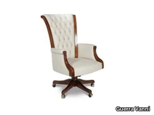 SMITH - Height-adjustable swivel fabric executive chair _ Guerra Vanni