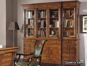 TIMELESS - Freestanding solid wood bookcase with drawers _ Guerra Vanni