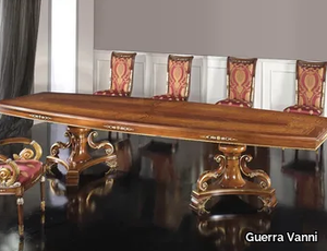 CLASSICO 1247 - Rectangular solid wood table _ Guerra Vanni