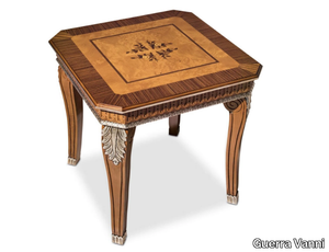 NOBLESSE - Square solid wood high side table _ Guerra Vanni