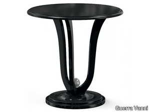 OSCAR - Round wooden high side table _ Guerra Vanni