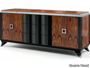 OSCAR - Wood veneer sideboard with doors _ Guerra Vanni