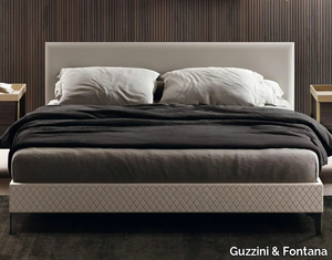 ELLINGTON DIAMOND - Eco-leather double bed _ Guzzini & Fontana