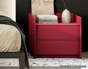 ELLINGTON - bilaminate bedside table with drawers _ Guzzini & Fontana