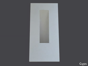 SINGLE RECESSED WALL LIGHT FIXTURES U75 - Wall light fixtures in Plasterboard _ Gyps