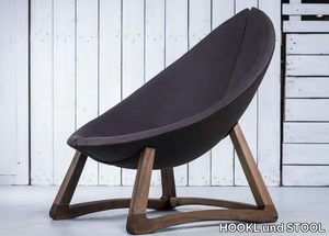 MINAS - Sled base fabric armchair _ HOOKL und STOOL