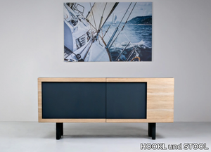 ANALOG - Solid wood sideboard with doors _ HOOKL und STOOL