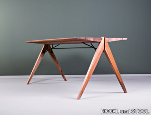 CROCODILE - Rectangular wooden dining table _ HOOKL und STOOL