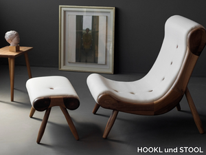 EYE - Upholstered fabric armchair _ HOOKL und STOOL