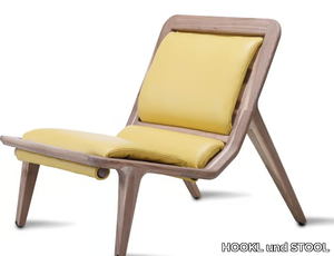 LAYAIR02 - Upholstered leather armchair _ HOOKL und STOOL