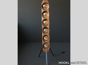 RELIFE - Handmade wooden floor lamp _ HOOKL und STOOL