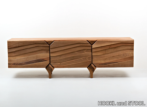 BLENDA - Wooden sideboard with doors _ HOOKL und STOOL