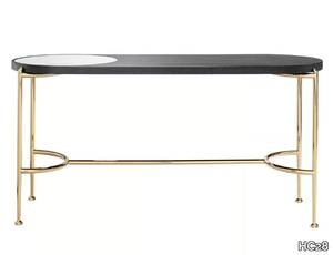 MOON - Steel and wood console table _ HC28