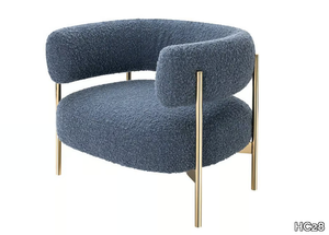 CINI - Fabric armchair with armrests _ HC28