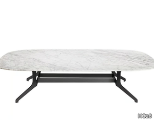 GRANTORINO - Low rectangular metal coffee table _ HC28