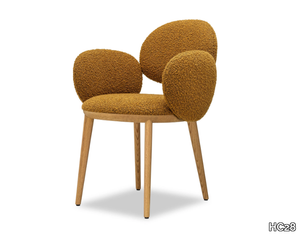 BONBON - Fabric chair with armrests _ HC28
