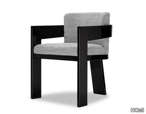 MEG - Upholstered chair with armrests _ HC28