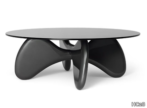 SPHENOID - Round glass coffee table _ HC28