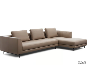 LINEA - Sectional leather sofa _ HC28