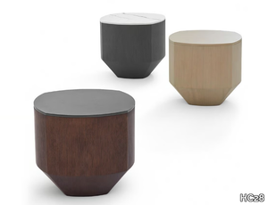 SKY - Round wooden coffee table for living room _ HC28