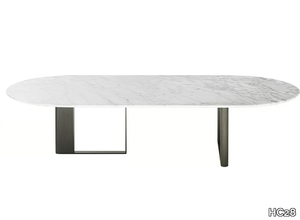 PLEGAT - Low marble coffee table _ HC28