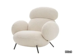 PEBBLE - Fabric armchair with armrests _ HC28