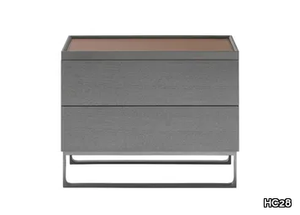 RITA - Rectangular wooden bedside table _ HC28