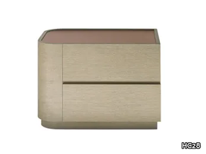 BELLA - Wooden bedside table with drawers _ HC28