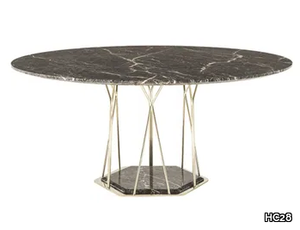 MIAMI - Round marble dining table _ HC28