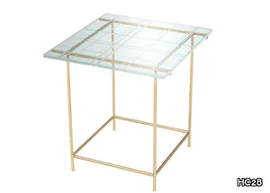 GRASSI - Square glass side table _ HC28