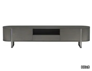 PLEGAT - Low wooden TV cabinet _ HC28