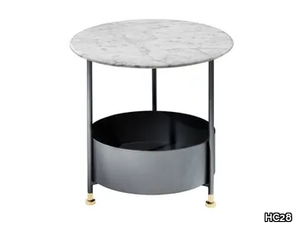 TILE - Marble side table with storage space _ HC28