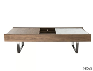 PLAN - Rectangular coffee table with storage space _ HC28