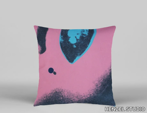 ANDY WARHOL - AW05 - Motif pop art square fabric cushion _ HENZEL STUDIO