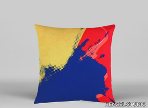 ANDY WARHOL - AW06 - Motif pop art square fabric cushion _ HENZEL STUDIO